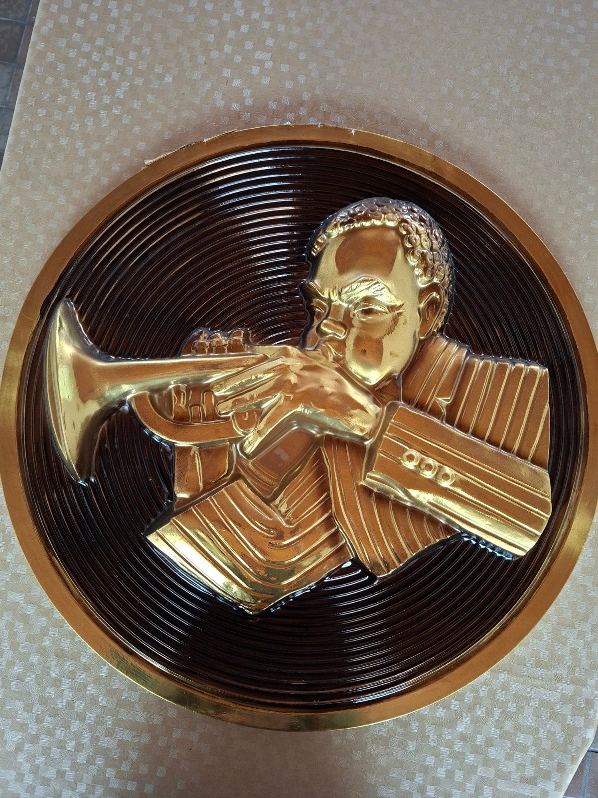 wanddecoratie Louis Armstrong, Ophalen