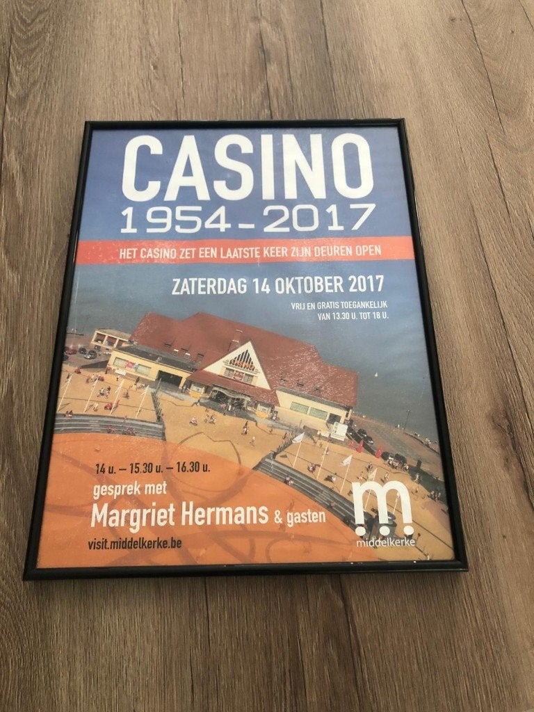 Margriet Hermans zeldzame horecaposter Middelkerke, Verzamelen, Muziek, Artiesten en Beroemdheden, Verzenden, Zo goed als nieuw