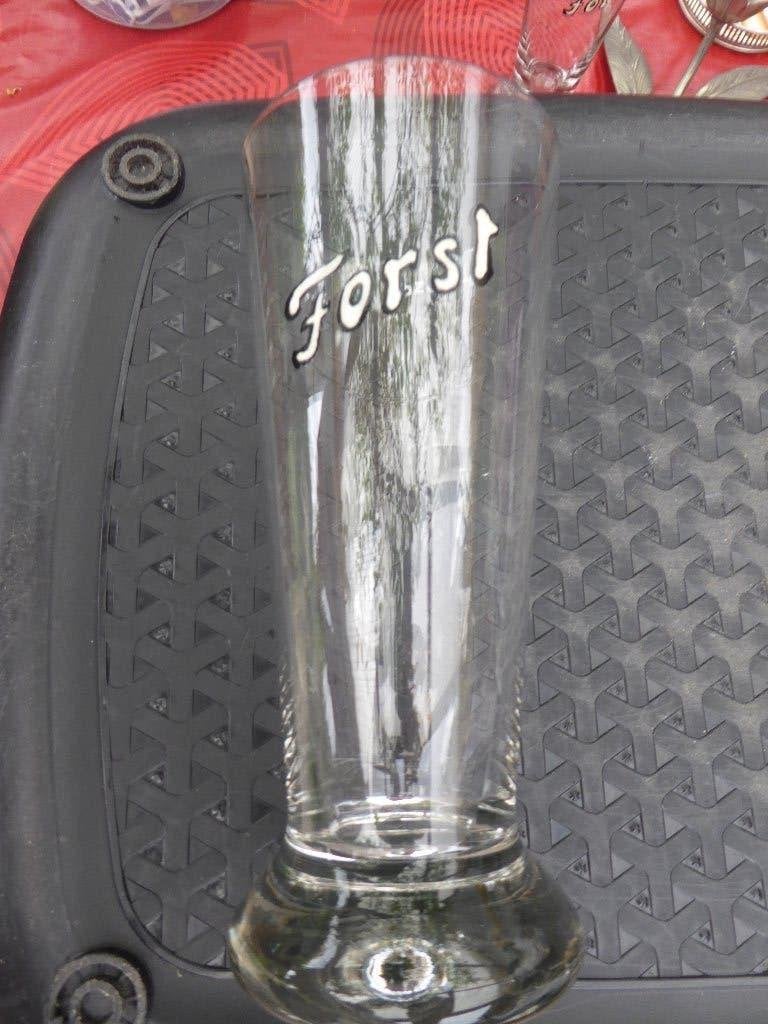 forst wielemans  flute &maille 33cl, Ophalen of Verzenden, Gebruikt, Glas of Glazen