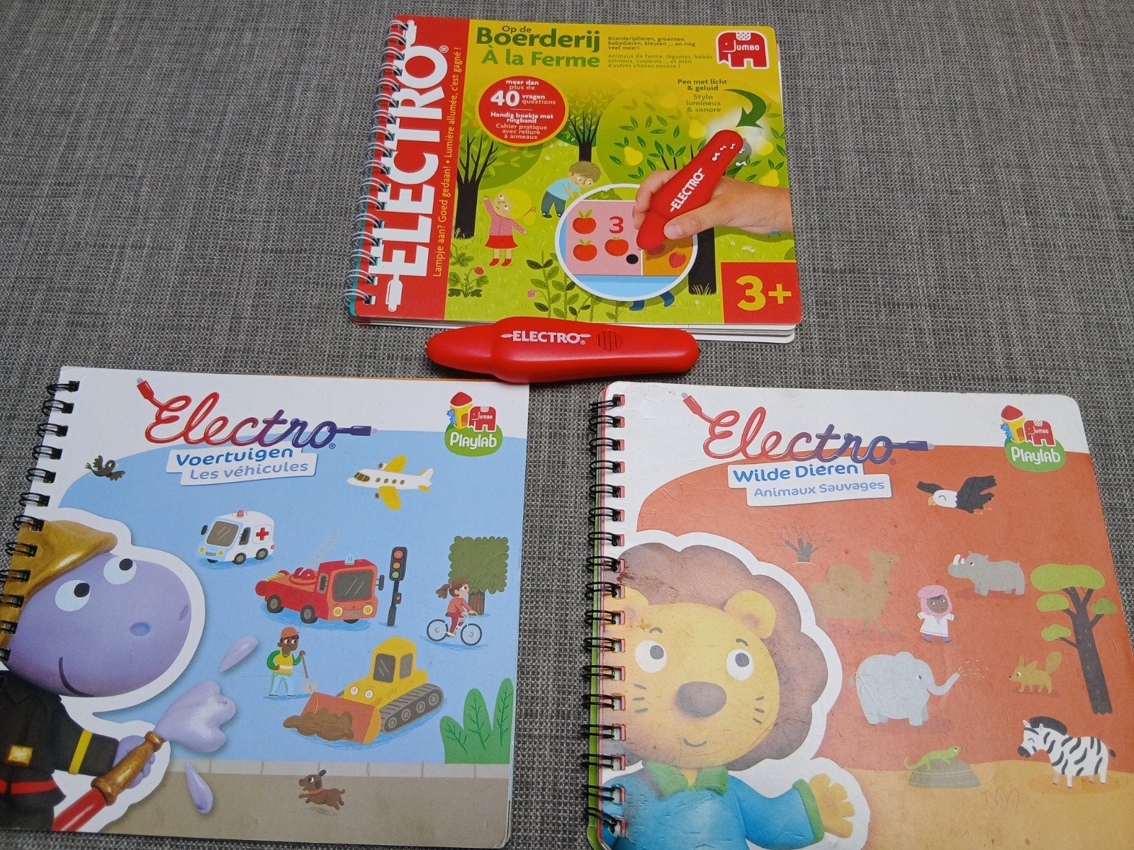 Electro wonderpen, 3 boekjes, Kinderen en Baby's, Ophalen of Verzenden, Gebruikt, Elektronica, Met licht