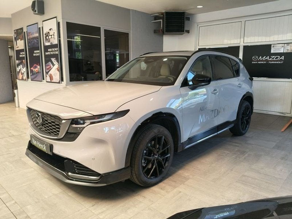 Mazda CX-5 2.5 e-SKYACTIV G 141 Homura (Tan) + Pano + Aerop, Auto's, Mazda, Automaat, USB, Bedrijf, 5 zetels