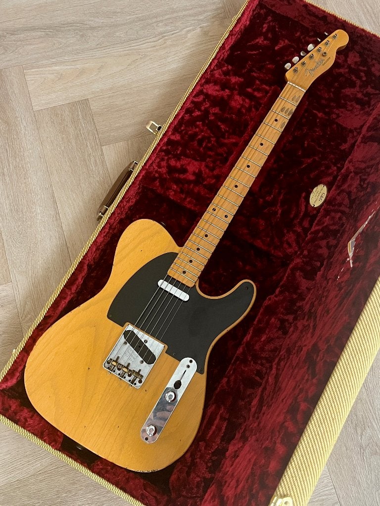 2021 Fender ’52 Telecaster Journeyman Relic Custom Shop, Muziek en Instrumenten, Ophalen, Zo goed als nieuw, Solid body, Fender