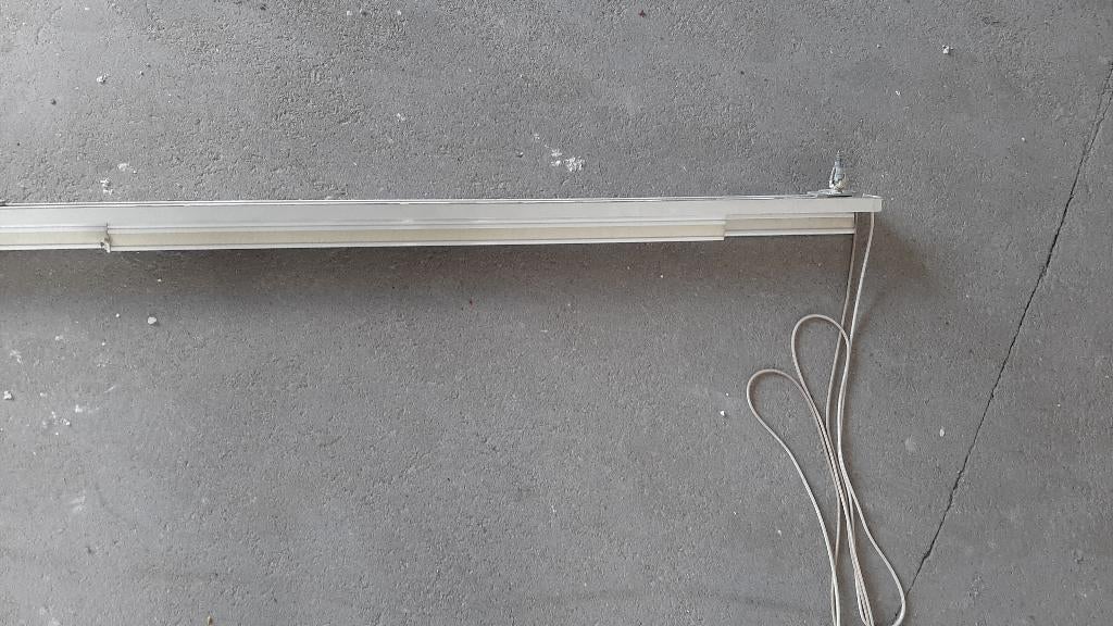 Ophangsysteem gordijnen, 150 à 200 cm, Enlèvement, Utilisé, Blanc