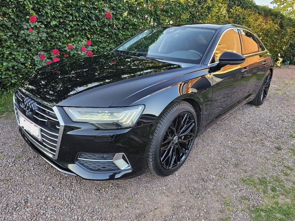 AUDI A6 50 TFSI E QUATTRO, Auto's, 4 cilinders, 1984 cc, Zwart, Leder
