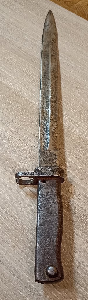 Baïonnette Allemande "Ersatz" mécanisme fonctionnel ww1, Collections, Envoi, Armée de terre, Couteau ou Poignard
