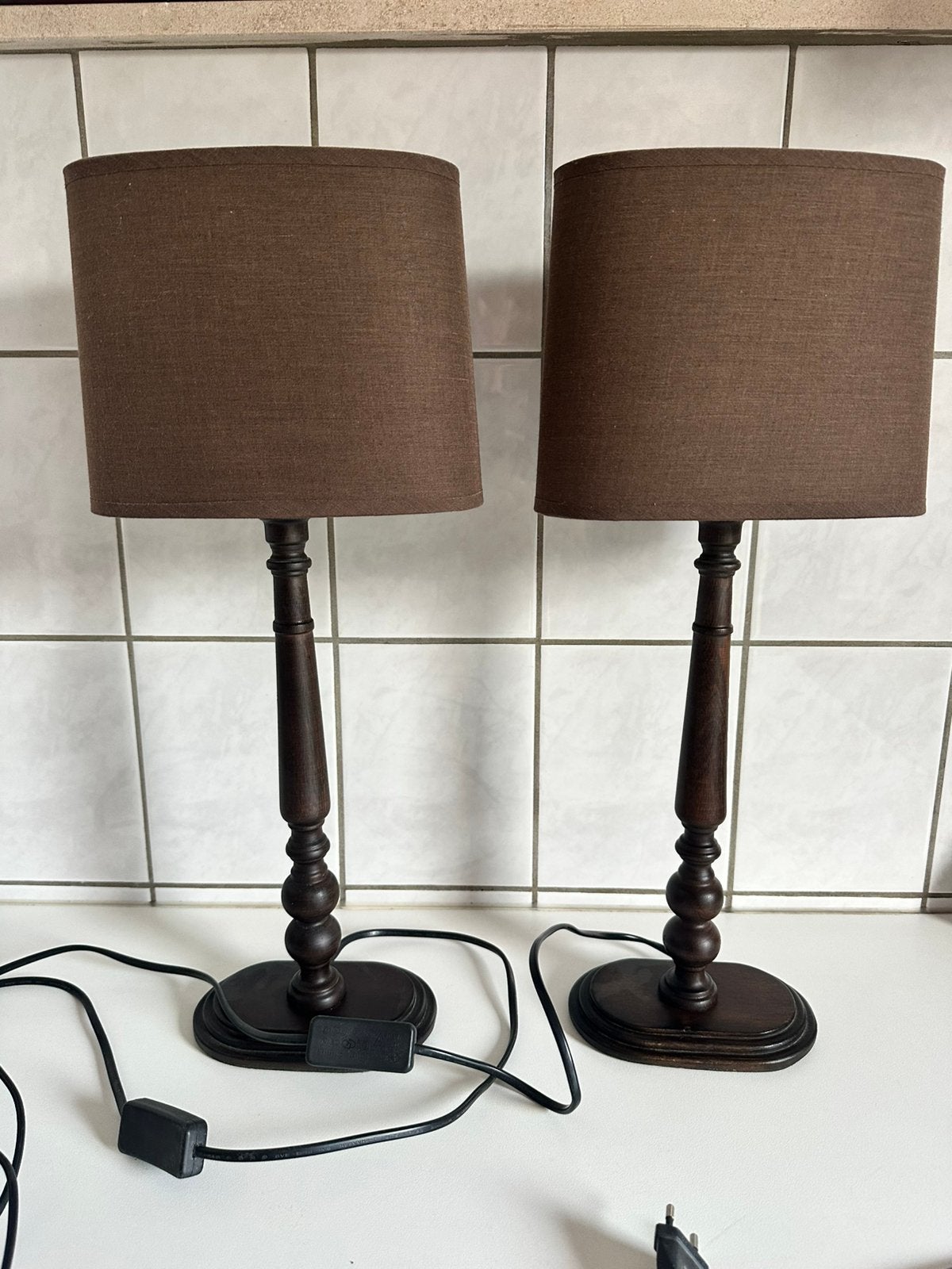 2 identieke sfeerlampen, Ophalen of Verzenden, Zo goed als nieuw