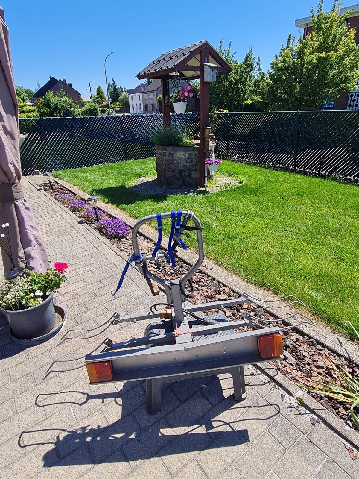 fietsendrager 2 fietsen kantelbaar, Auto diversen, Ophalen, 2 fietsen, Gebruikt, Trekhaakdrager