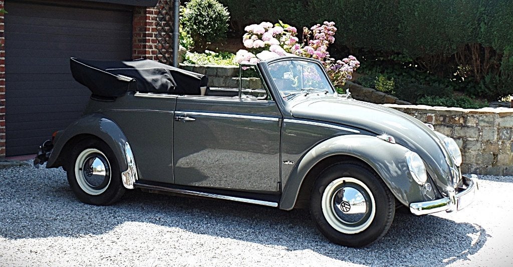 Superbe coccinelle cabriolet de 1961 à vendre., Auto's, Beetle (Kever), 1192 cc, Cabriolet, Overige bekleding