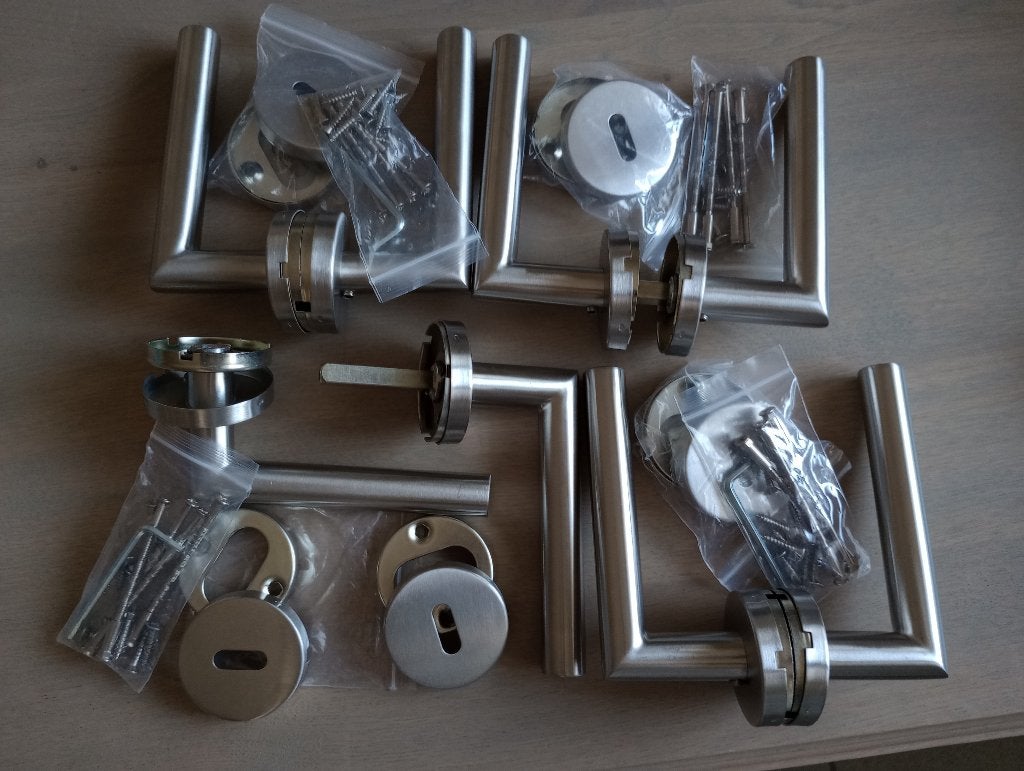 nieuwe deurklinken inox, Ophalen, Nieuw, Metaal, Binnendeur