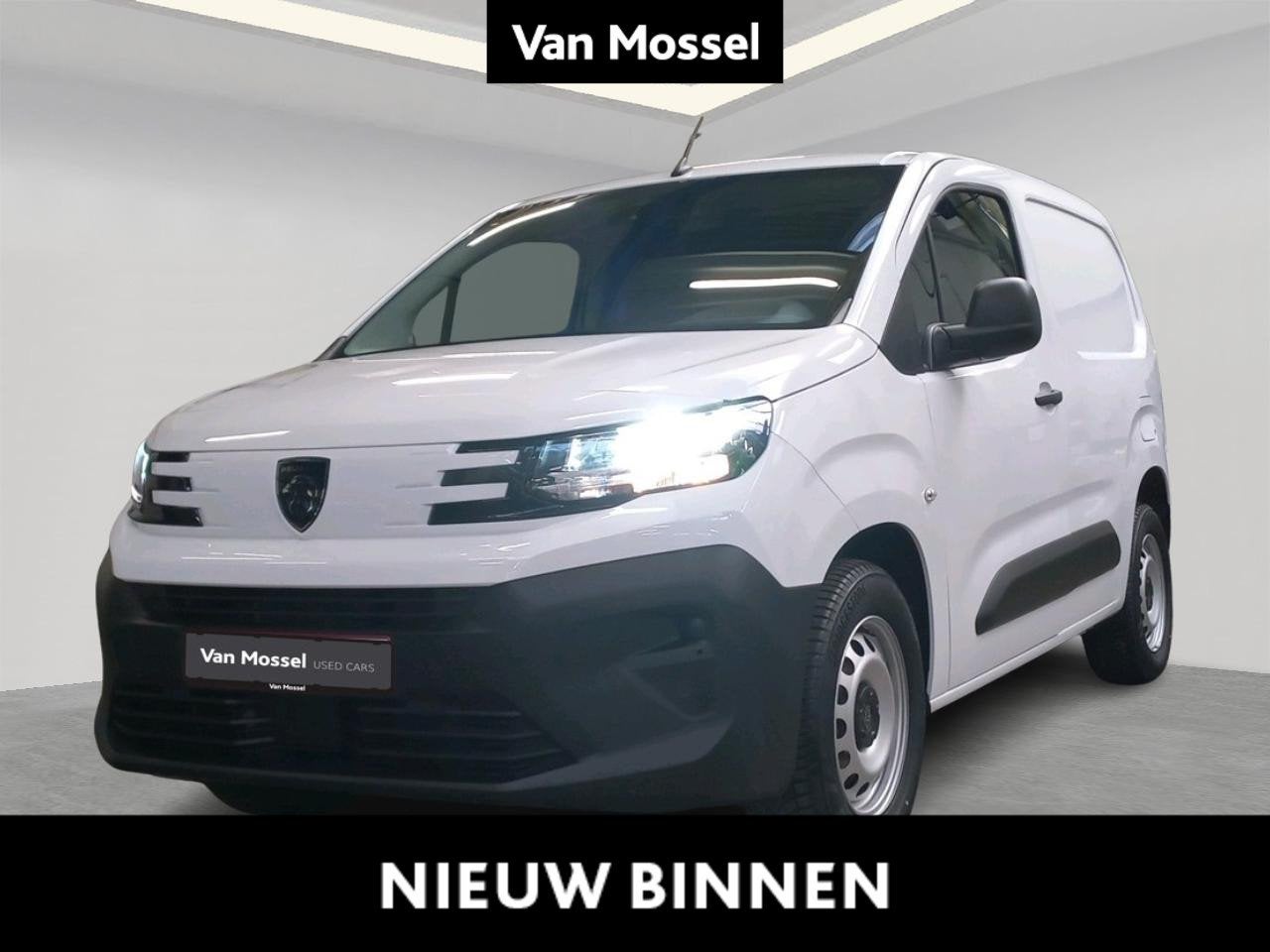 Peugeot Partner / 3-zit / CAMERA / LAADVLOER, Auto's, 75 kW, Gebruikt, Wit, 102 pk