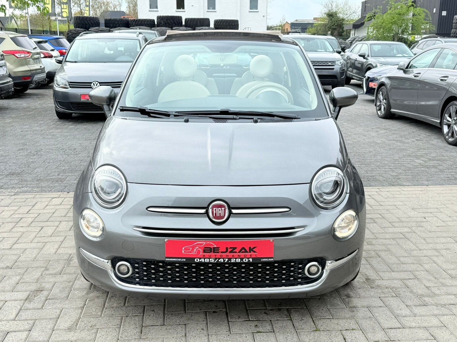 Fiat 500C Lounge 0.9i Cabrio 1j garantie 80.000km Nette staa, Autos, Fiat, Achat, Euro 6, Entreprise, Boîte manuelle