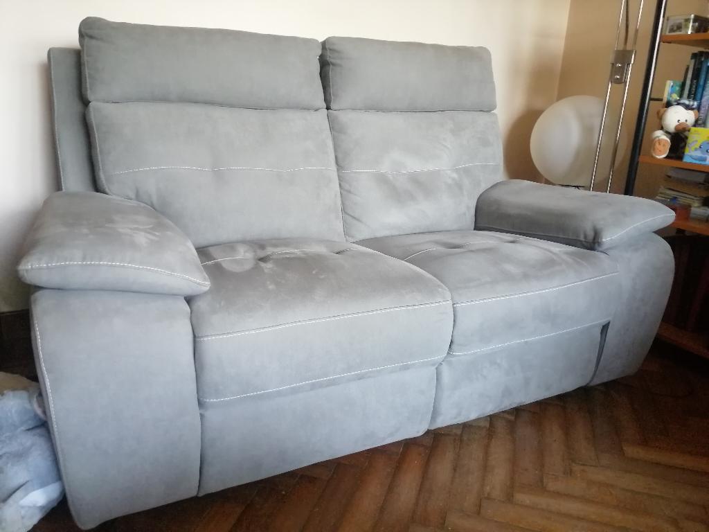 Zetel 2-zit met elektrische Relax, Huis en Inrichting, Zetels | Zetels, Ophalen, Overige materialen, 150 tot 200 cm, Tweepersoons