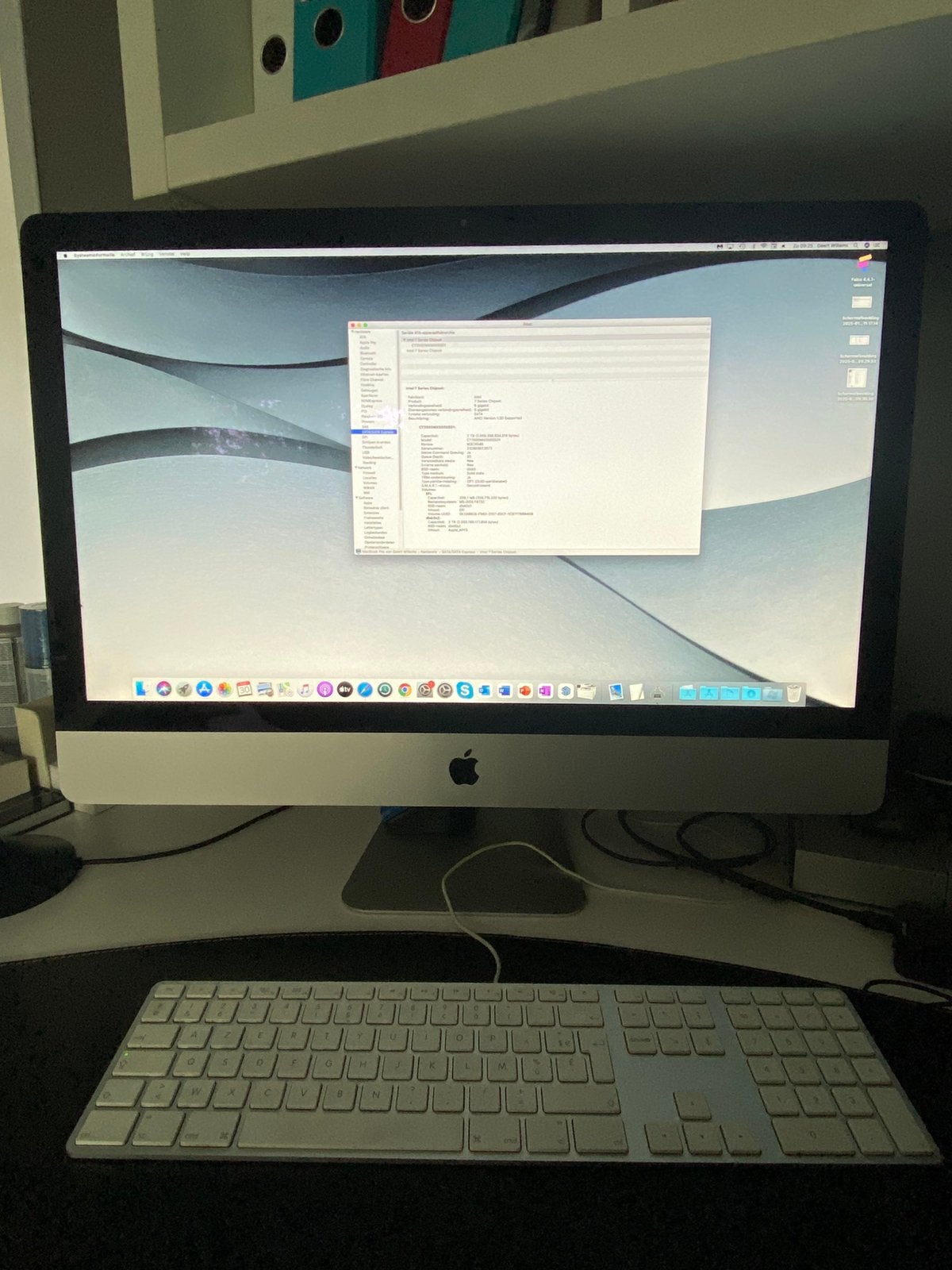 Imac 27 pouces, 3,4 GHz I7, SSD 2 TB, Enlèvement, Comme neuf, SSD