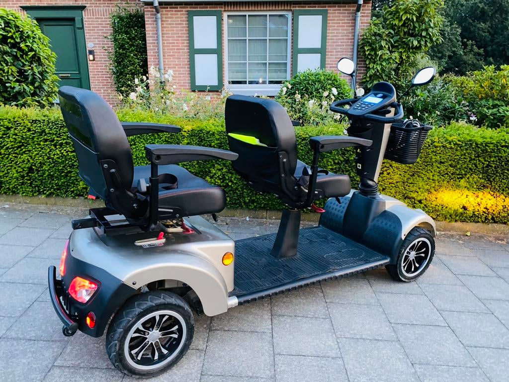 Scootmobiel Vermeiren Limo 2 | 2personnes scooter électrique, Enlèvement ou Envoi, Pliant, Comme neuf, Fauteuil roulant électrique