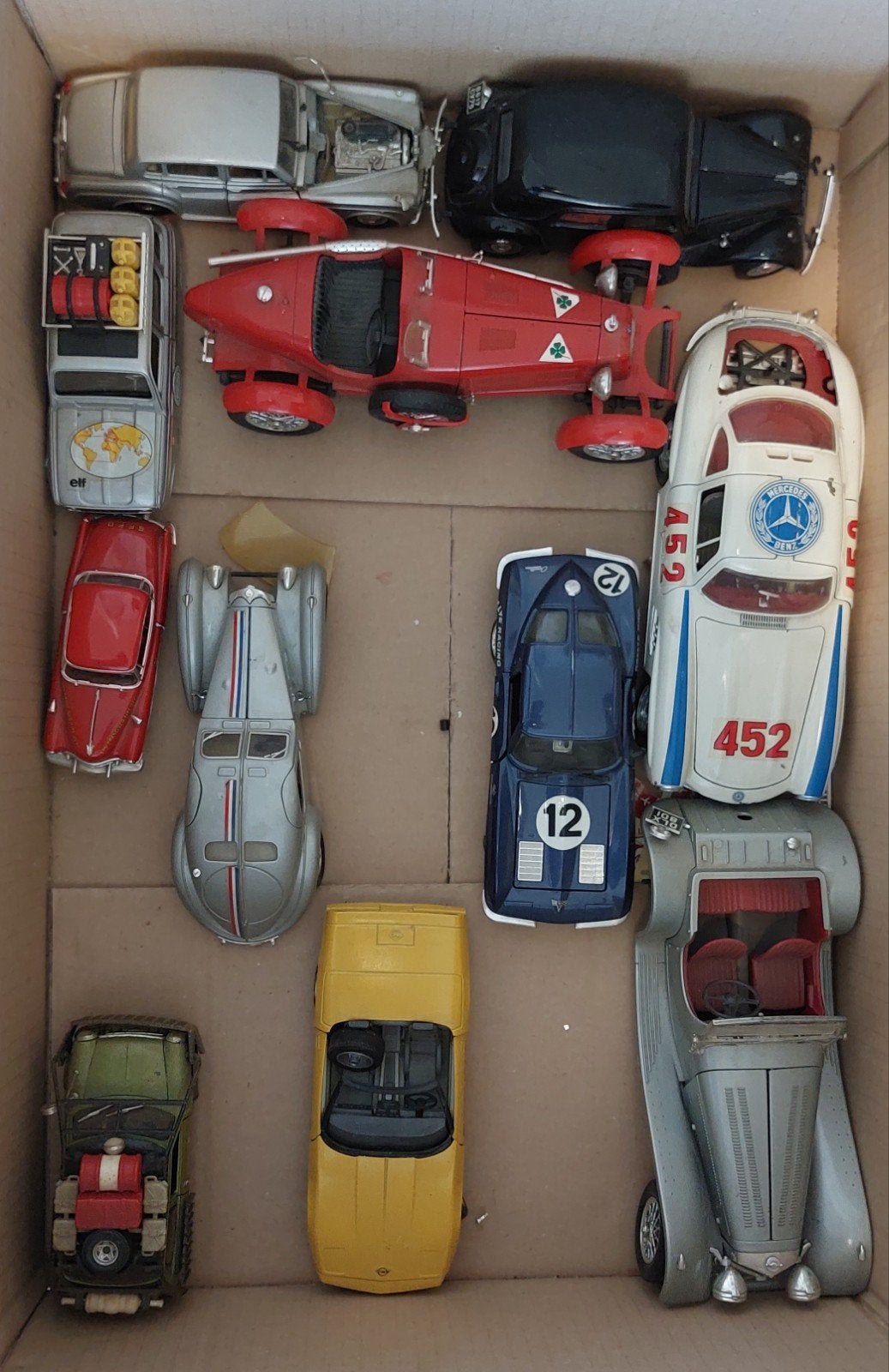 modèles réduits de voitures : Corvette, Jaguar, Alfa Romeo,, Enlèvement, Utilisé, Voiture, Burago