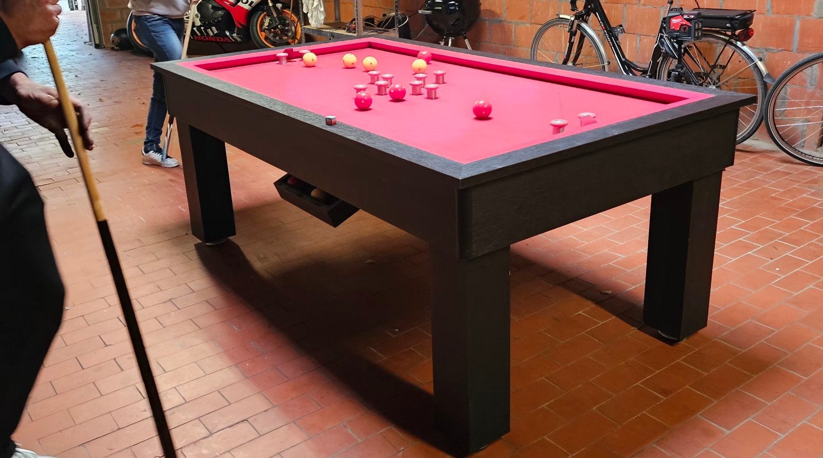 biljart golfbiljart tapbiljart, Sport en Fitness, Ophalen, Zo goed als nieuw, Biljarttafel