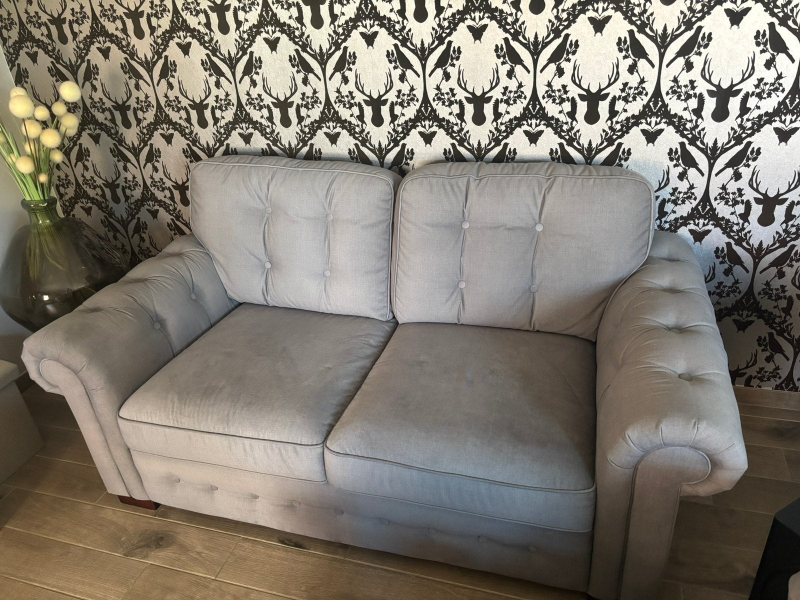 2 zetels te koop, 3-zit en 2-zit, Huis en Inrichting, Ophalen, Gebruikt