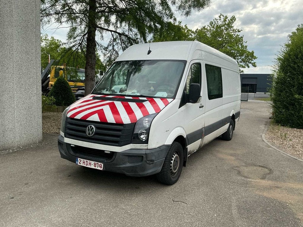 Volkswagen TDI Dubbele Cabine Crafter Bedrijfswagen, Auto's, Gebruikt, Volkswagen, Bedrijf, Te koop