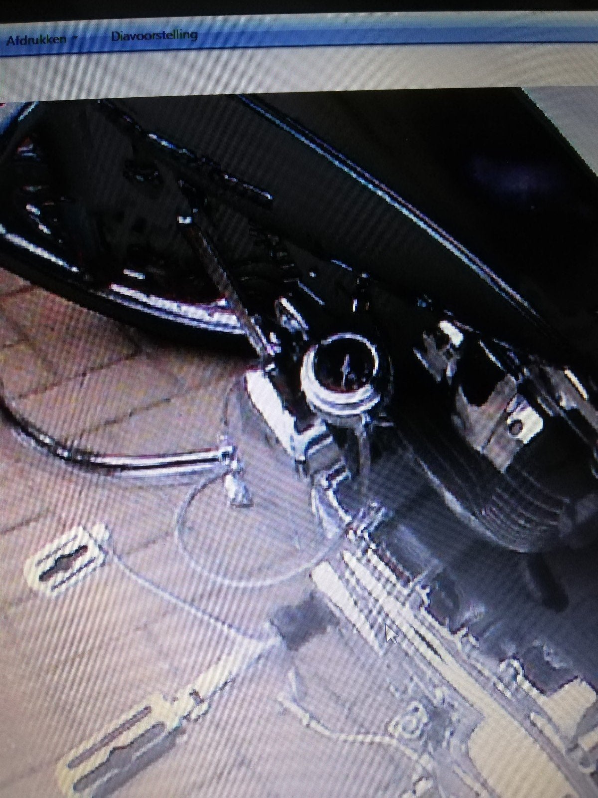 Oliedruk meter voor Harley Davidson, Motoren, Ophalen