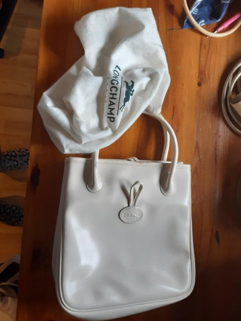 LONGCHAMP HANDTAS MET STOFZAK, Ophalen, Gebruikt, Handtas