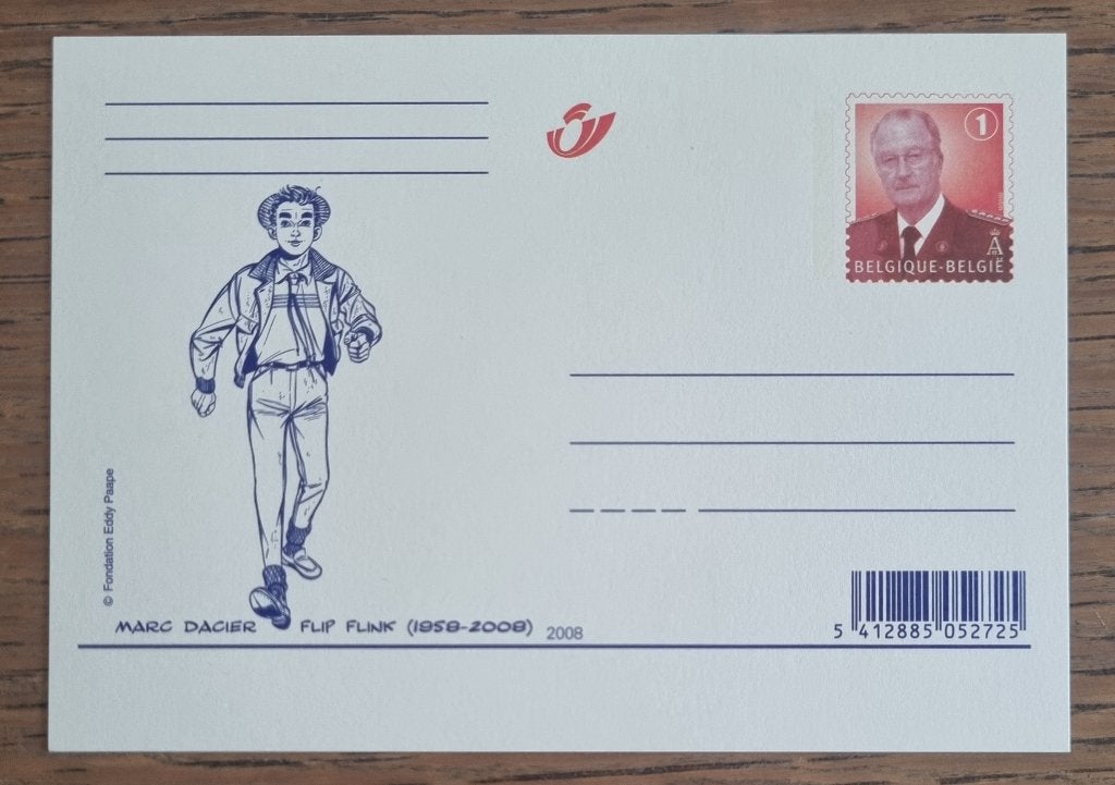 Carte postale ** Fondation Flip Flink Marc Dacier Eddy Paape, Envoi, 1980 à nos jours, Non affranchie