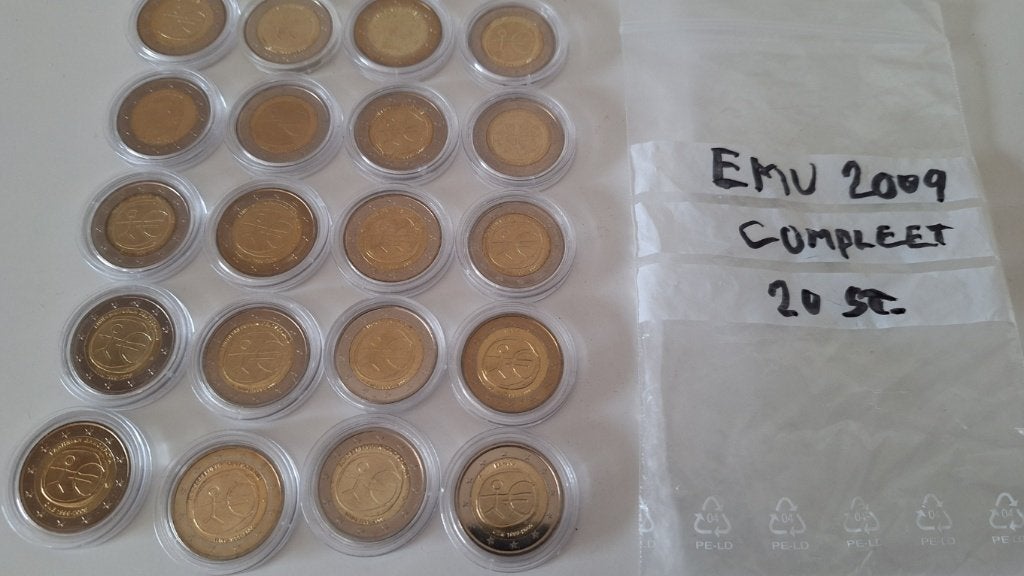 Collection de pièces de 2 euros 2009 - UEM, Enlèvement ou Envoi, Autres pays, Autres valeurs, Série