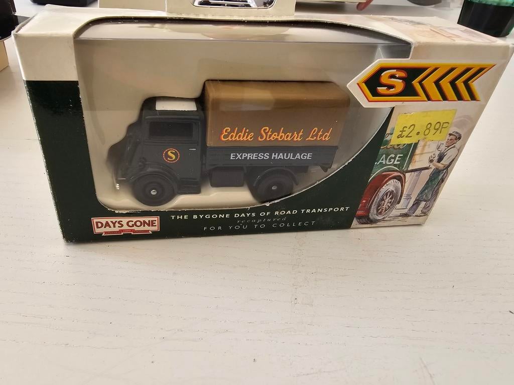 Lledo Days Gone Eddie Stobart Fordson 7V vrachtwagen in doos, Ophalen of Verzenden