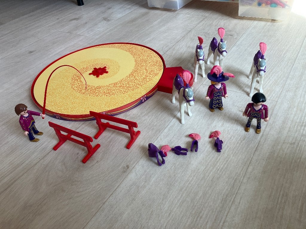 Playmobil paardenact, Kinderen en Baby's, Ophalen, Gebruikt, Complete set, Overige typen