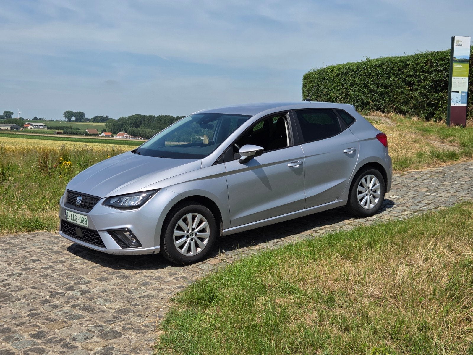seat ibiza,airco,app connect,LED,, Argent ou Gris, Achat, Euro 6, Boîte manuelle