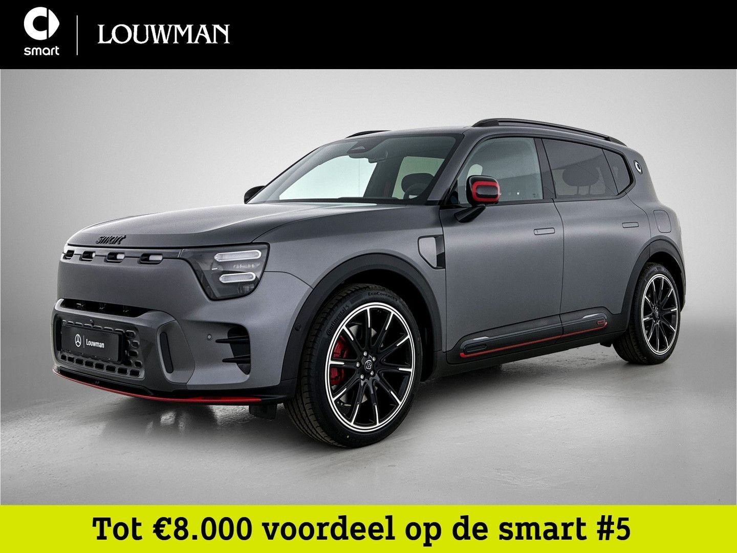 Smart Other Smart #5 Brabus 100 kWh | Adapt. cruise control, Auto's, Smart, Automaat, Elektrisch, SUV of Terreinwagen, Zilver of Grijs