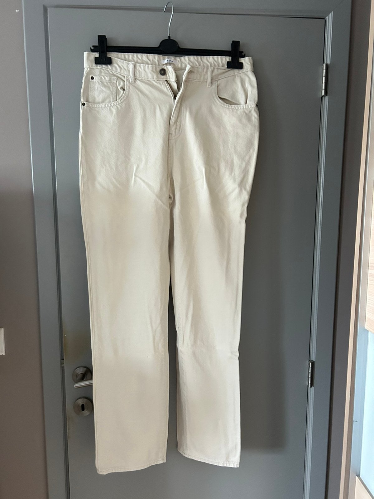 Jeans jbc maat 44, Kleding | Dames, Ophalen, Wit, Maat 42/44 (L), Zo goed als nieuw