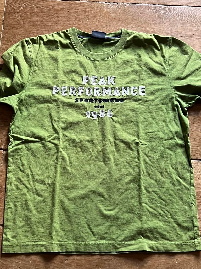 T-shirt Peak Performance XL, Ophalen, Gedragen, Maat 56/58 (XL), Groen