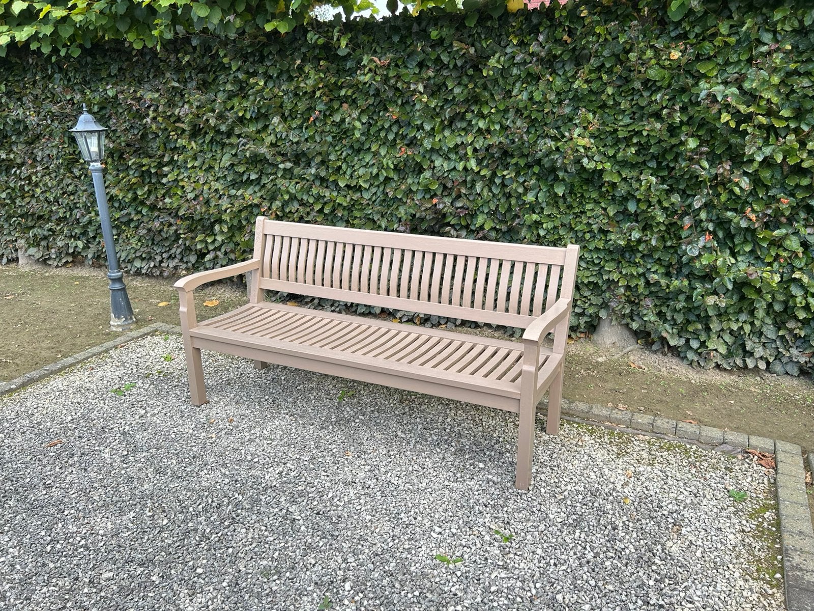 Teak tuinbank 180 cm, Ophalen, Gebruikt, Teakhout
