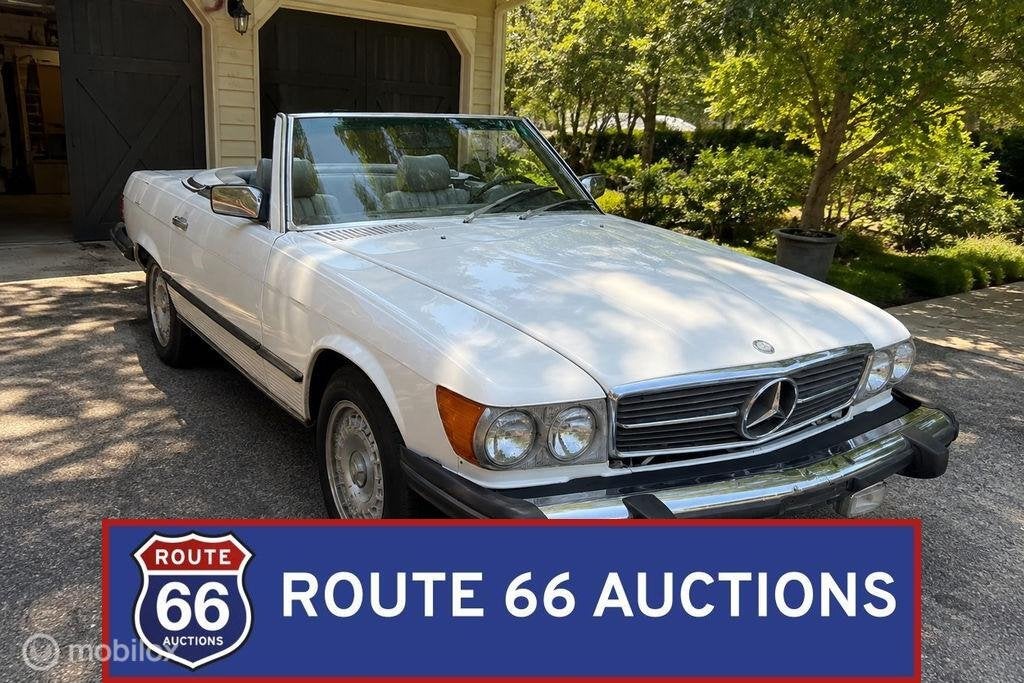 Mercedes-Benz 560 SL | 1987 | Route 66 Auctions, Auto's, Zwart, Mercedes-Benz, Bedrijf, Handgeschakeld