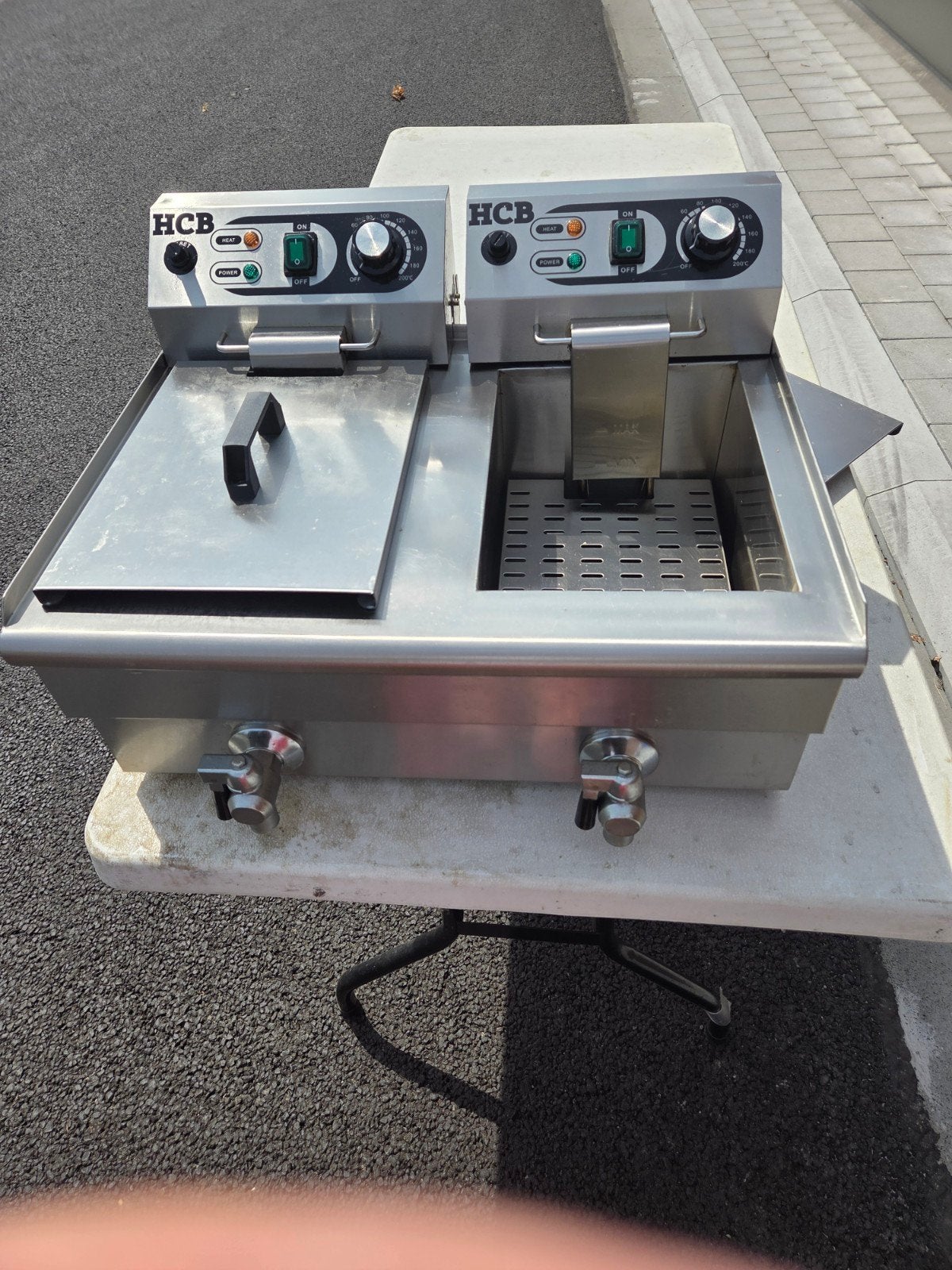 friteuse 2x 8liter, Ophalen
