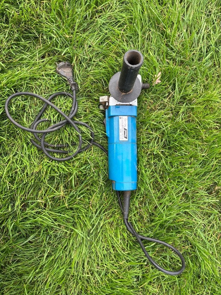 Ferm HS-115 slijpschijf haakse slijper, Ophalen, Gebruikt, Minder dan 700 watt, Haakse handslijpmachine