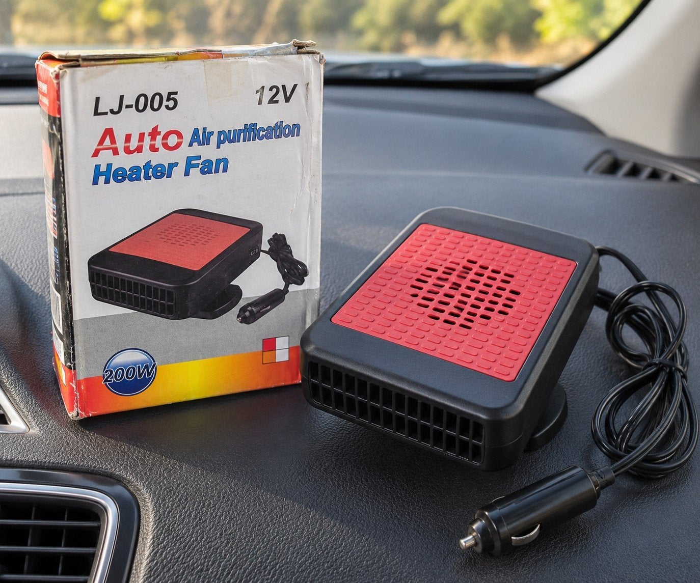 LJ-005 12V 200W Car Heater Fan – Windshield Defogger / Defro, Ophalen of Verzenden, Null, Null, Null