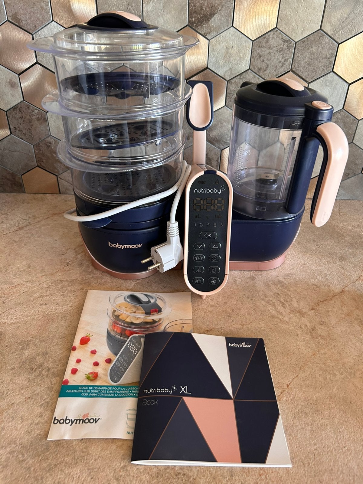 Babymoov Nutribaby XL – Complete babyfoodmaker, Ophalen, Zo goed als nieuw, Babymoov, Ontdooifunctie