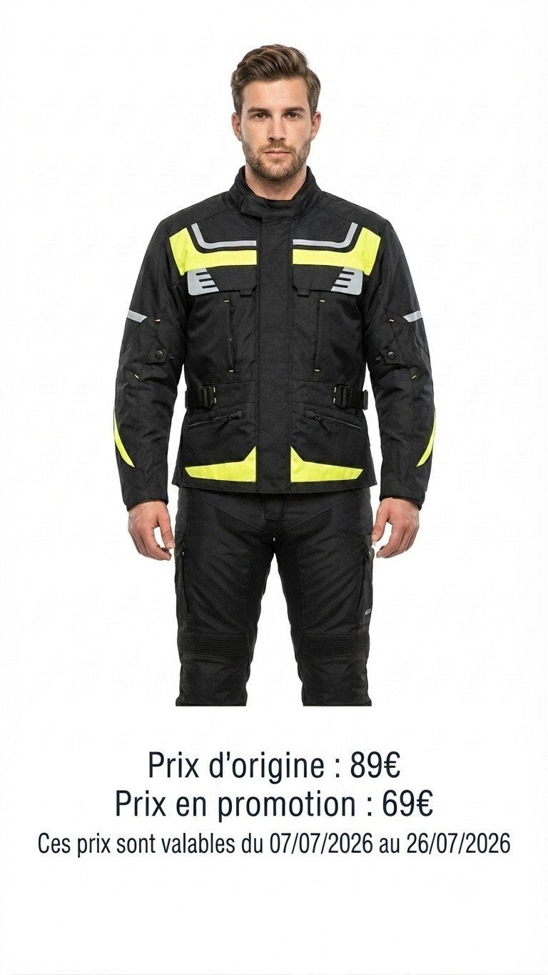 Veste de Moto textile cordura 600D neuf CE protecteurs, Envoi, Neuf, avec ticket, Femmes, Manteau | tissu