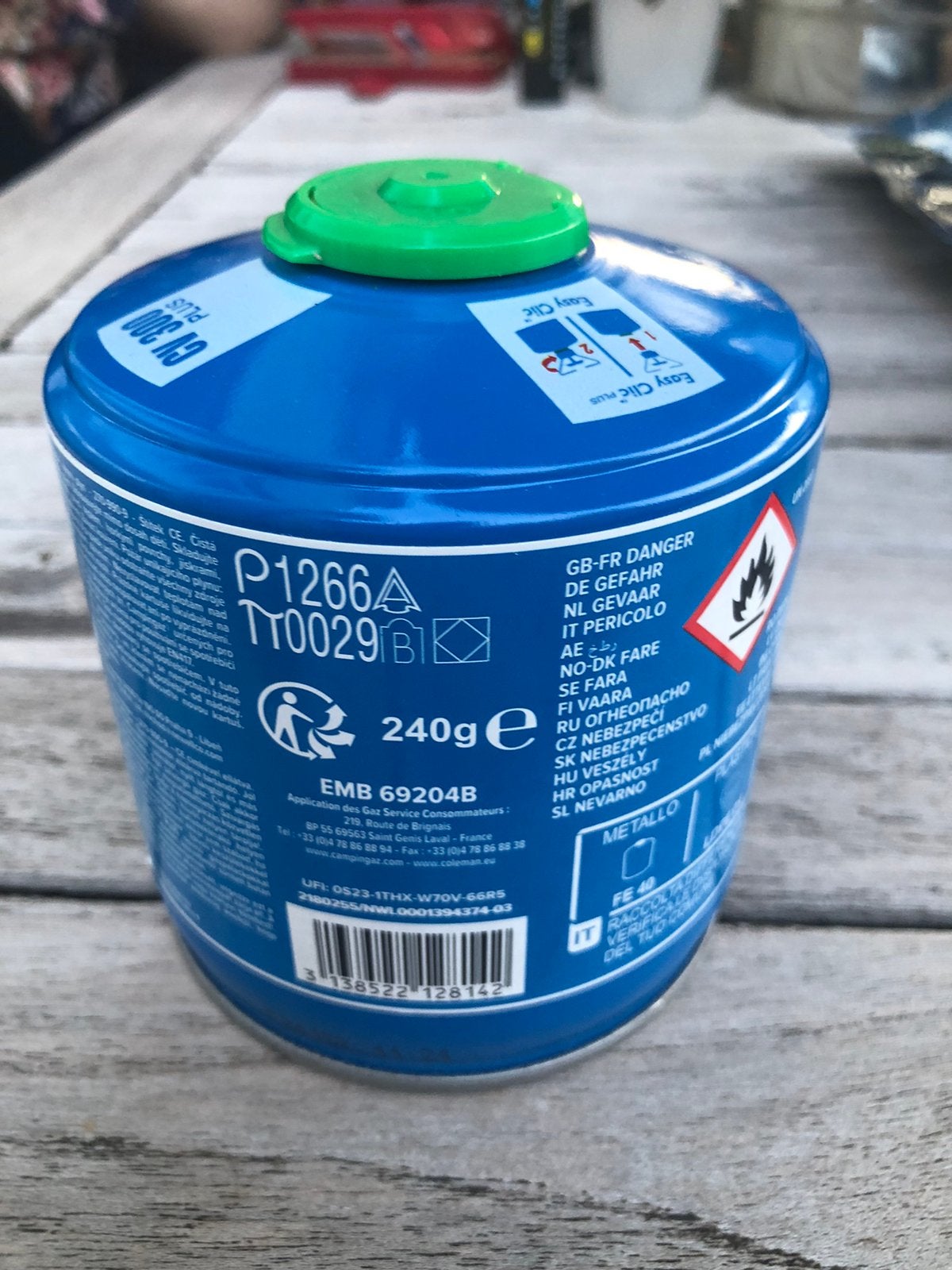 4 x 240 g CV 300 plus gaz de camping au butane/propane, Enlèvement, Neuf