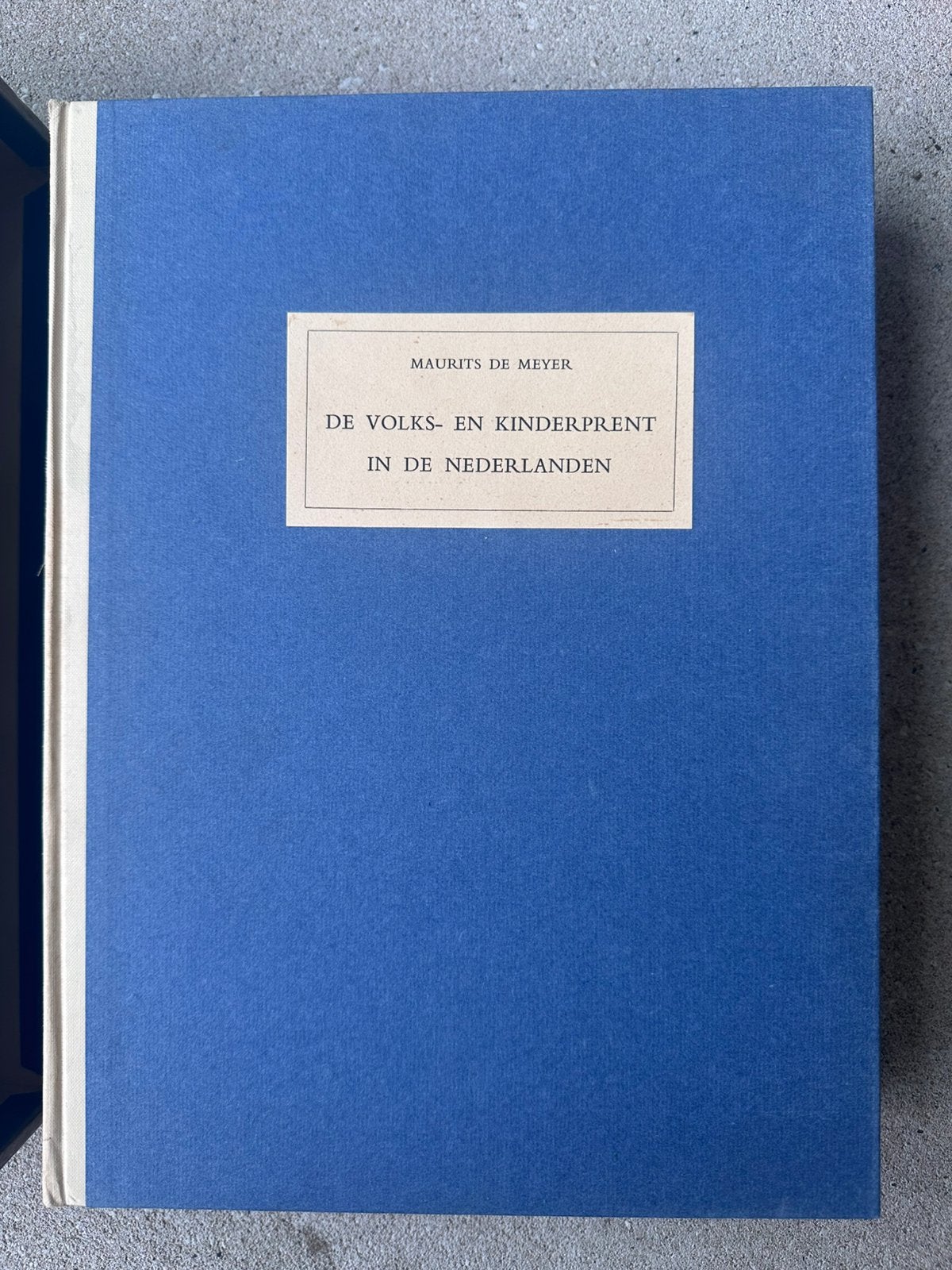 M. De Meyer De volks- en kinderprent in de Nederlanden, Ophalen of Verzenden