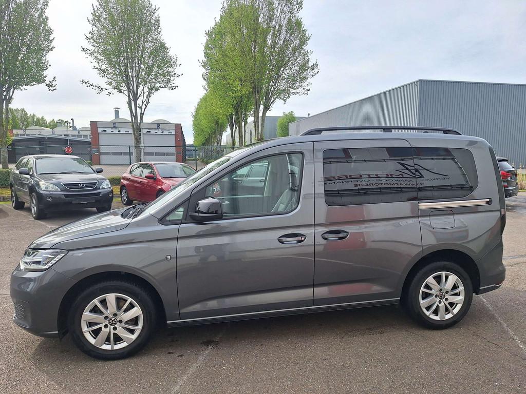 Volkswagen Caddy 1.5TSI Business Pano dak/Leder/Carplay/Andr, Auto's, USB, 4 cilinders, Bedrijf, Overige carrosserie