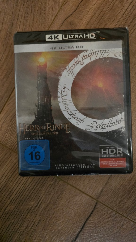Lord of the Rings trilogy 4K extended, Ophalen, 4K Ultra HD Blu-ray, Duits, Duits