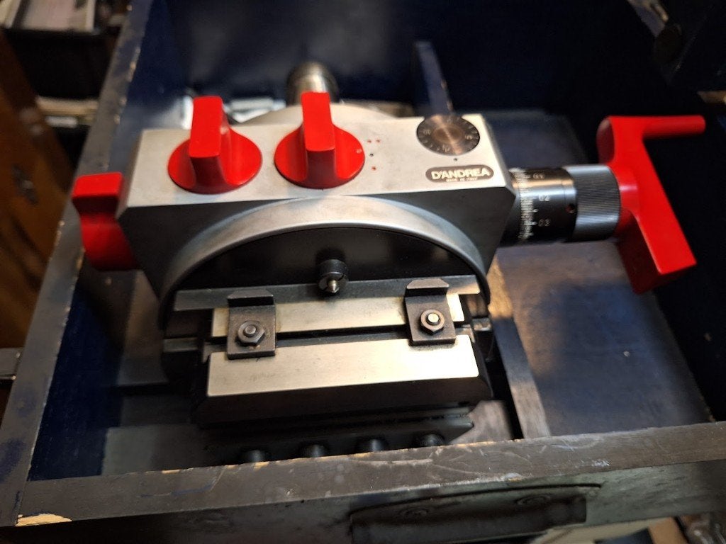 D'andrea TA170  automatische kotterkop isa 40 + 50, Ophalen of Verzenden, Zo goed als nieuw, Freesbank, Minder dan 500 mm