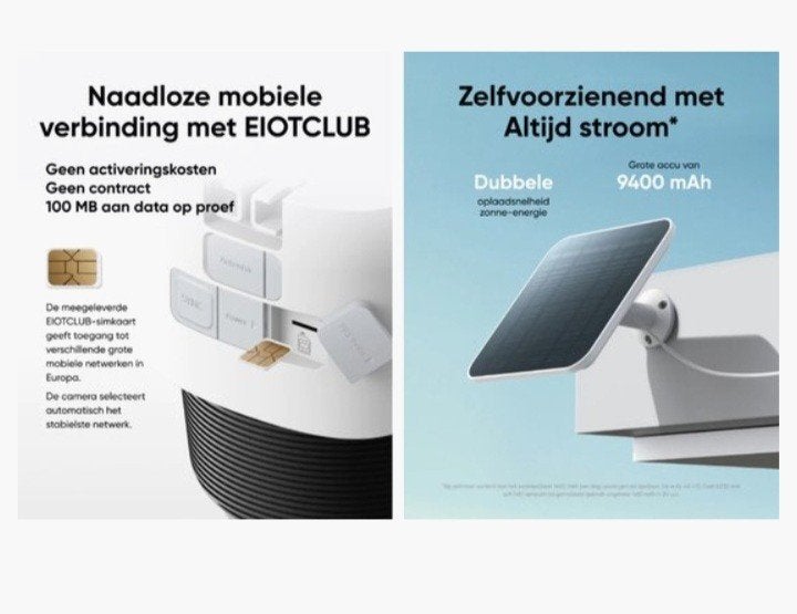 Eufy s330 4g wifi, Ophalen of Verzenden