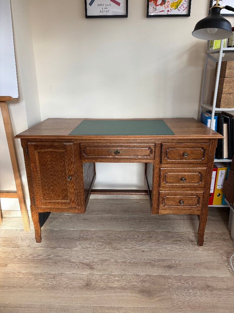 Magnifique bureau en bois massif – Classique et intemporel, Maison & Meubles, Autres marques, Autres types, Classique, 65 cm
