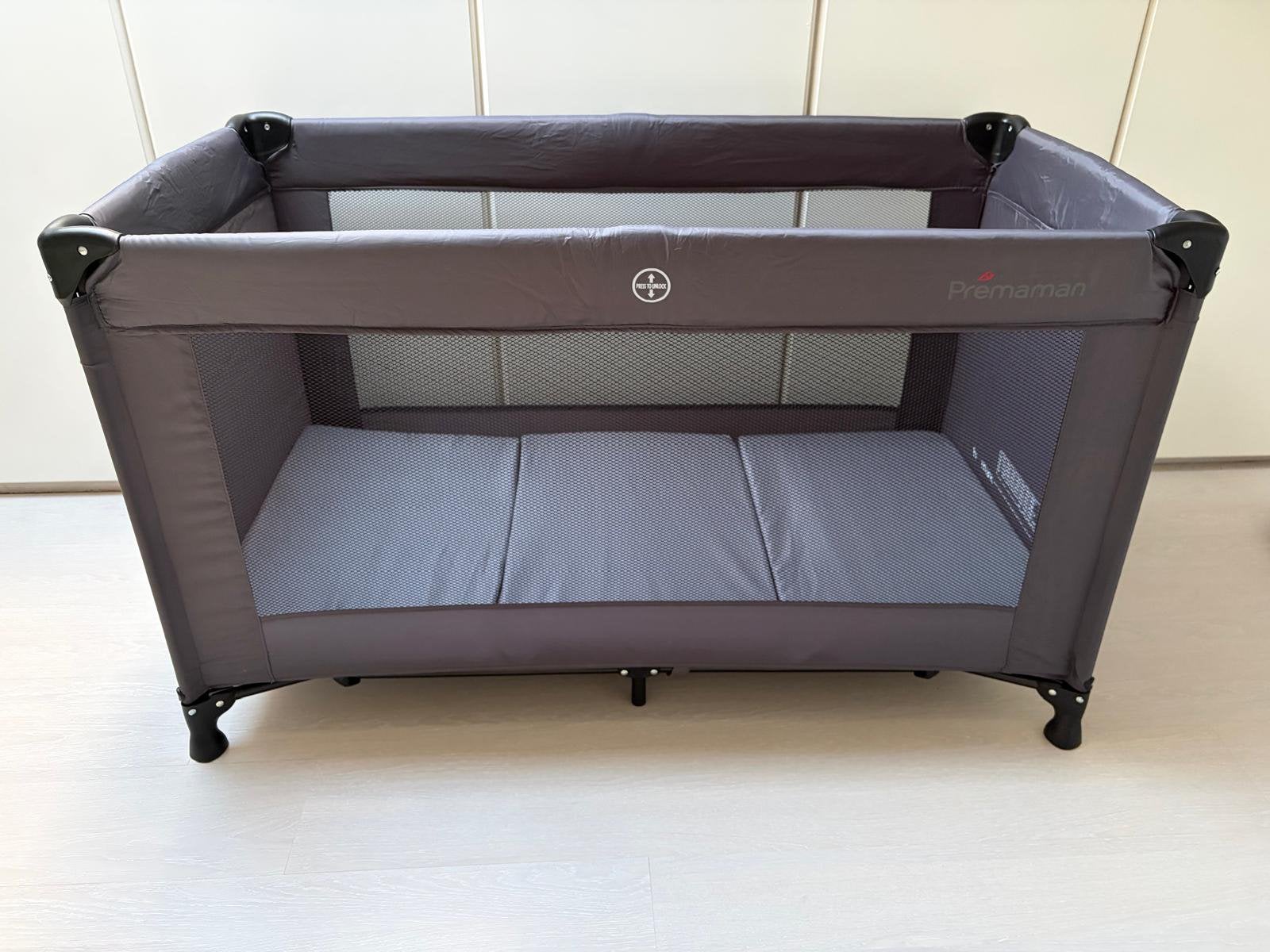 Lit parapluie avec matelas Prémaman, Enfants & Bébés, Berceaux & Lits, Enlèvement, Comme neuf, Lit de voyage