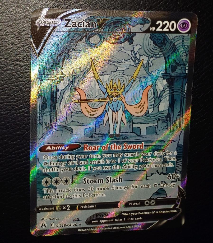 Modern Era: Zacian V GG48/GG70 Crown Zenith, Ophalen of Verzenden