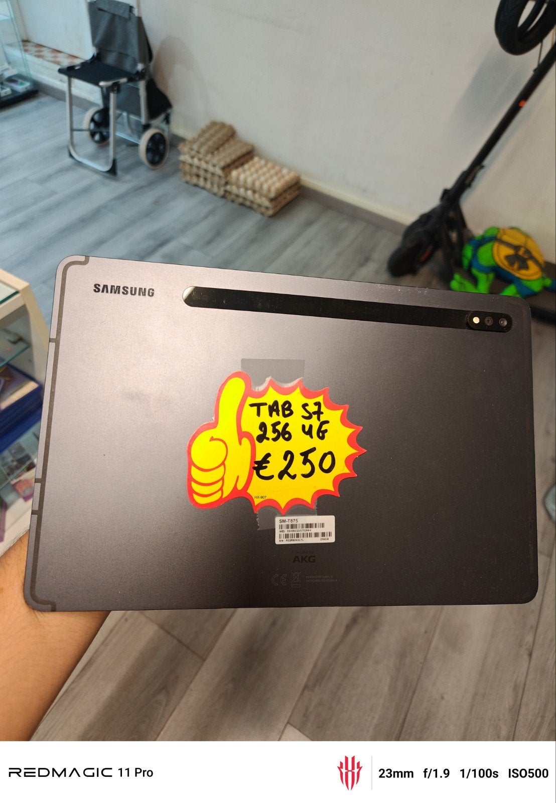 Garantie Samsung Tab S7 256 Go 4G +, Enlèvement ou Envoi