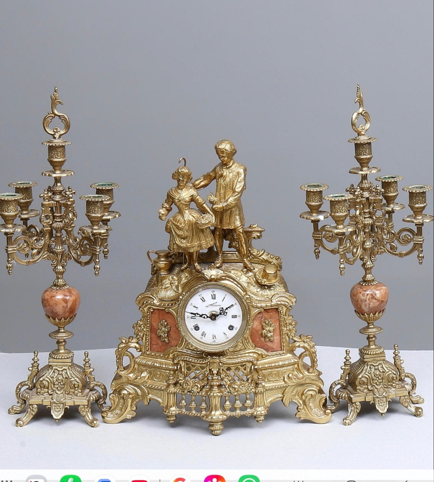 schouwklok, Antiek en Kunst, Curiosa en Brocante, Ophalen